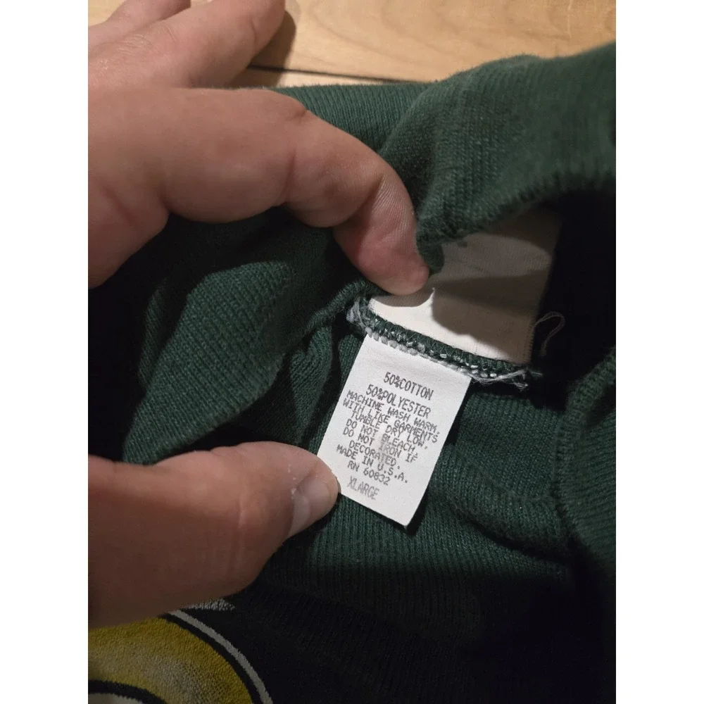 VTG 90s GREEN BAY PACKERS CLIFF ENGLE 1996 SPELL OUT SWEATSHIRT CREWNECK SIZE XL